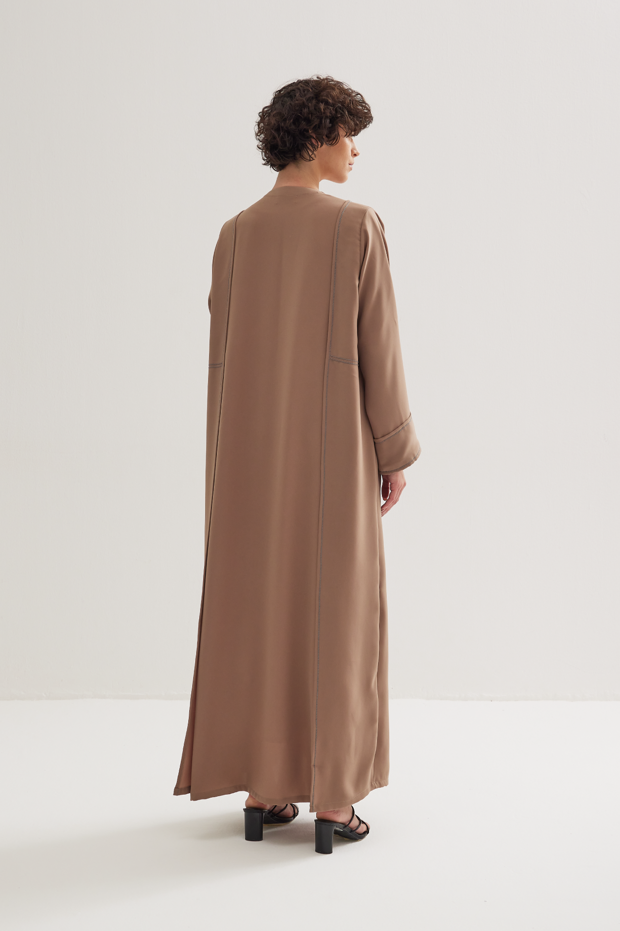 Panel Abaya in Camel Beige